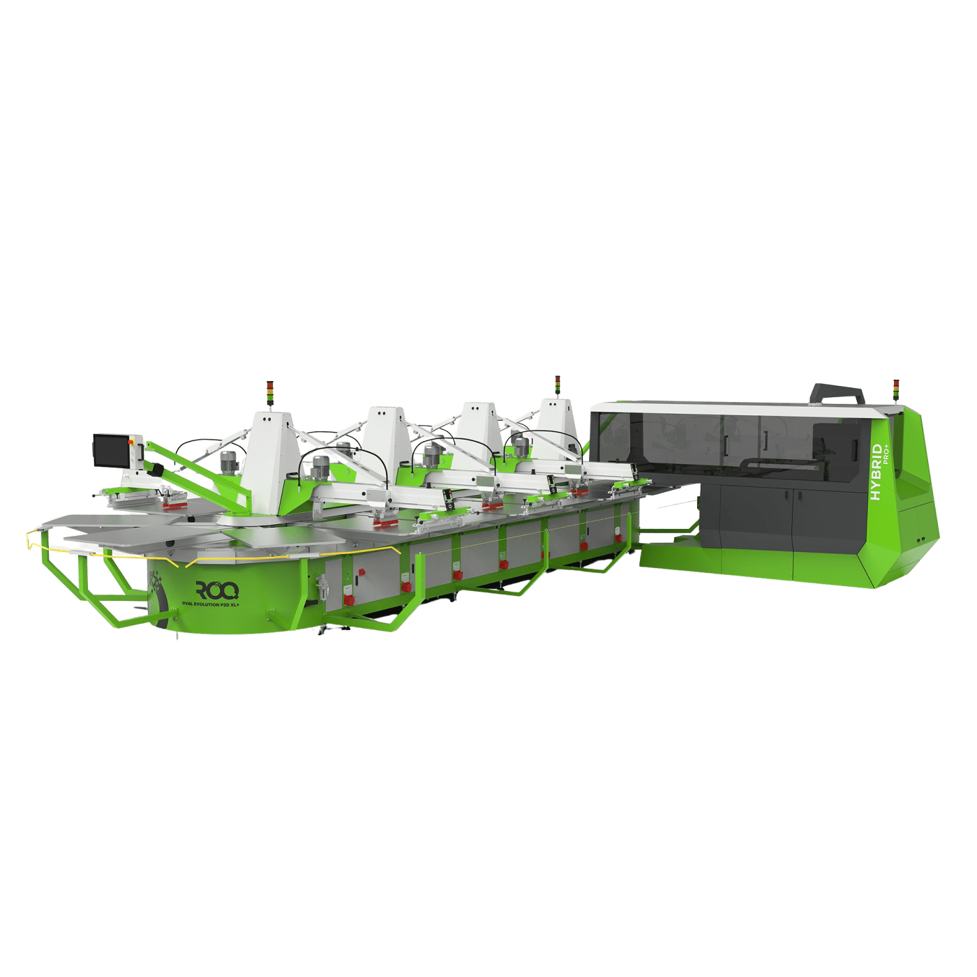 ROQ HYBRID PRO and PRO+ DTG and Screen Printing Machines