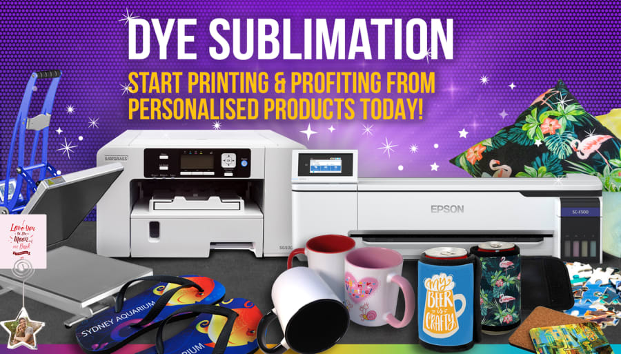 Customise t-shirts using dye sublimation technology