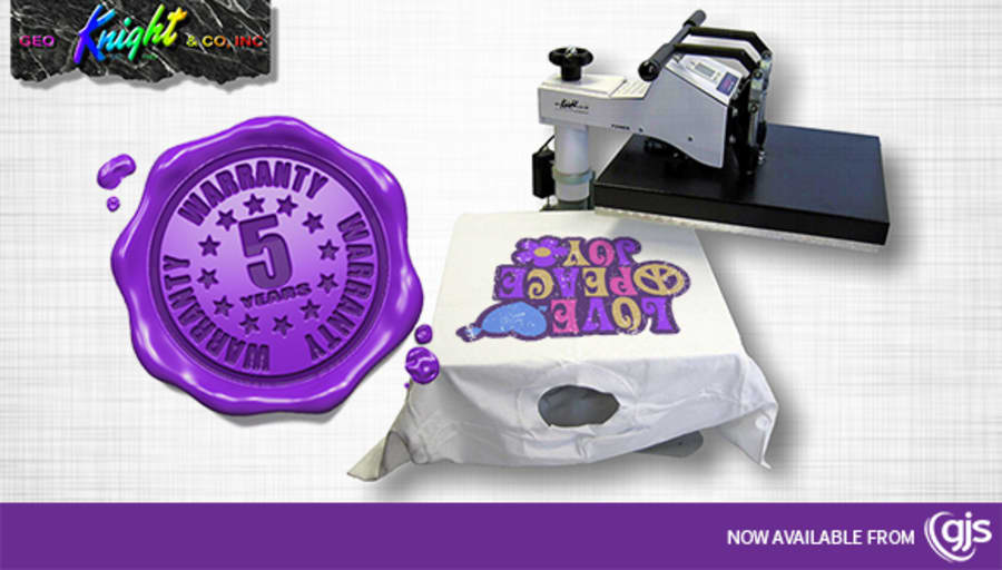 Improved warranty for Geo Knight heat presses