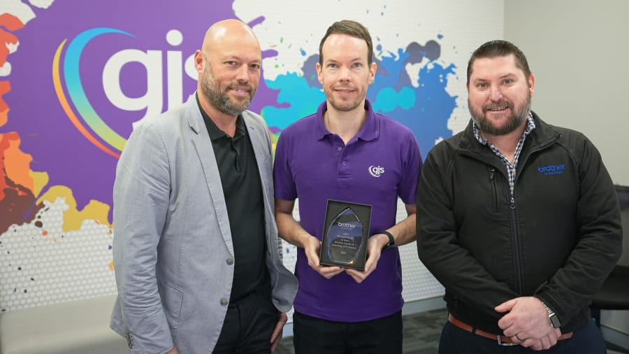 Brother awards GJS for a decade of commitment to DTG
