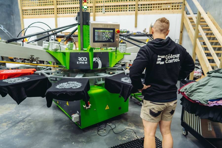 GJS installs Australia's first ROQ E electric screen printing machine