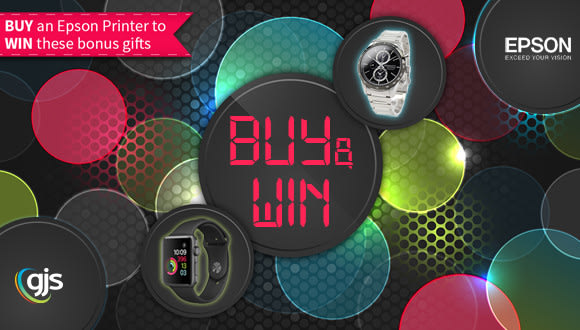 Buy any Epson in Feb to win an Apple Watch 2!