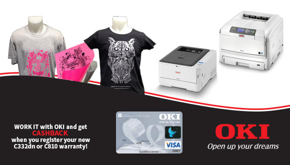 Make March the month to purchase an OKI printer and receive up to $100 cashback