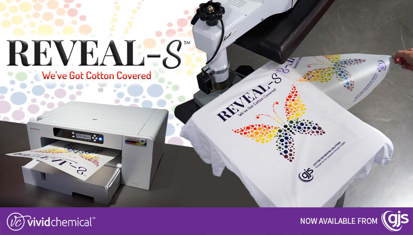 Reveal-S sublimation media for cotton garments