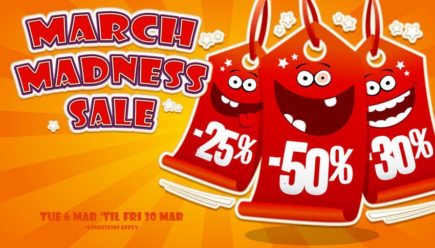 GJS' March Madness sale is on now!