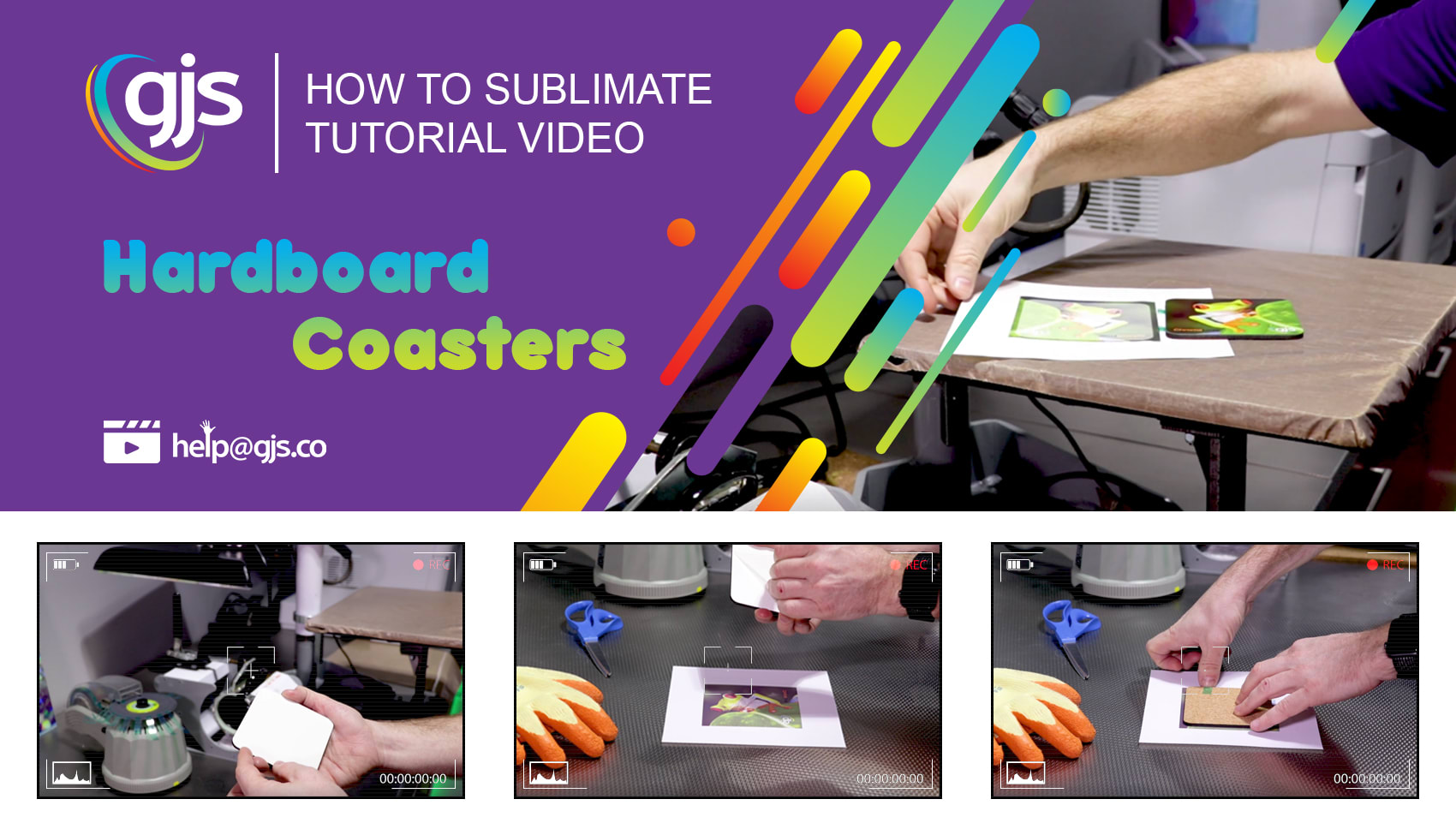 How to sublimate hardboard coasters