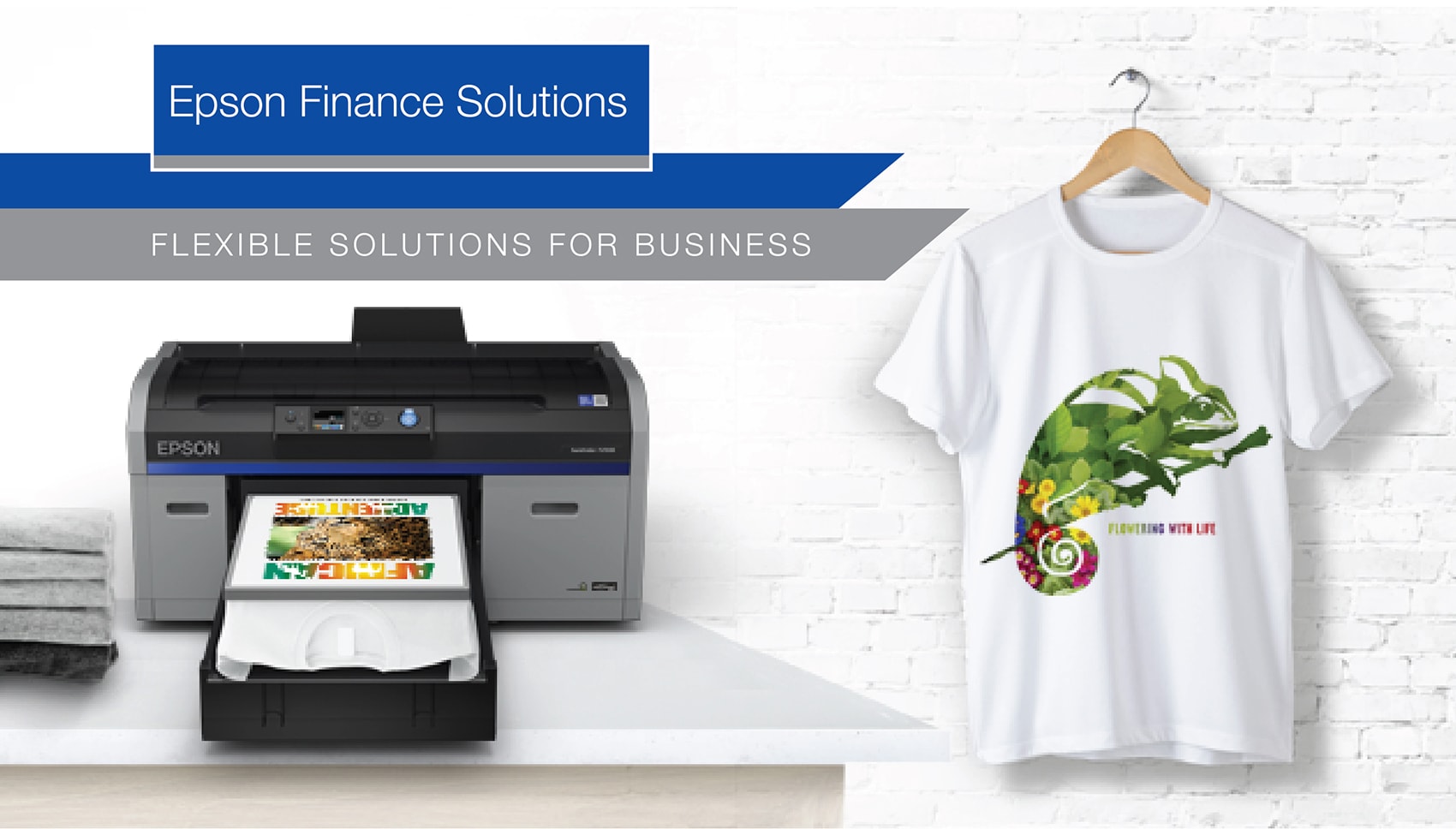 Finance an Epson DTG printer from $160 per week