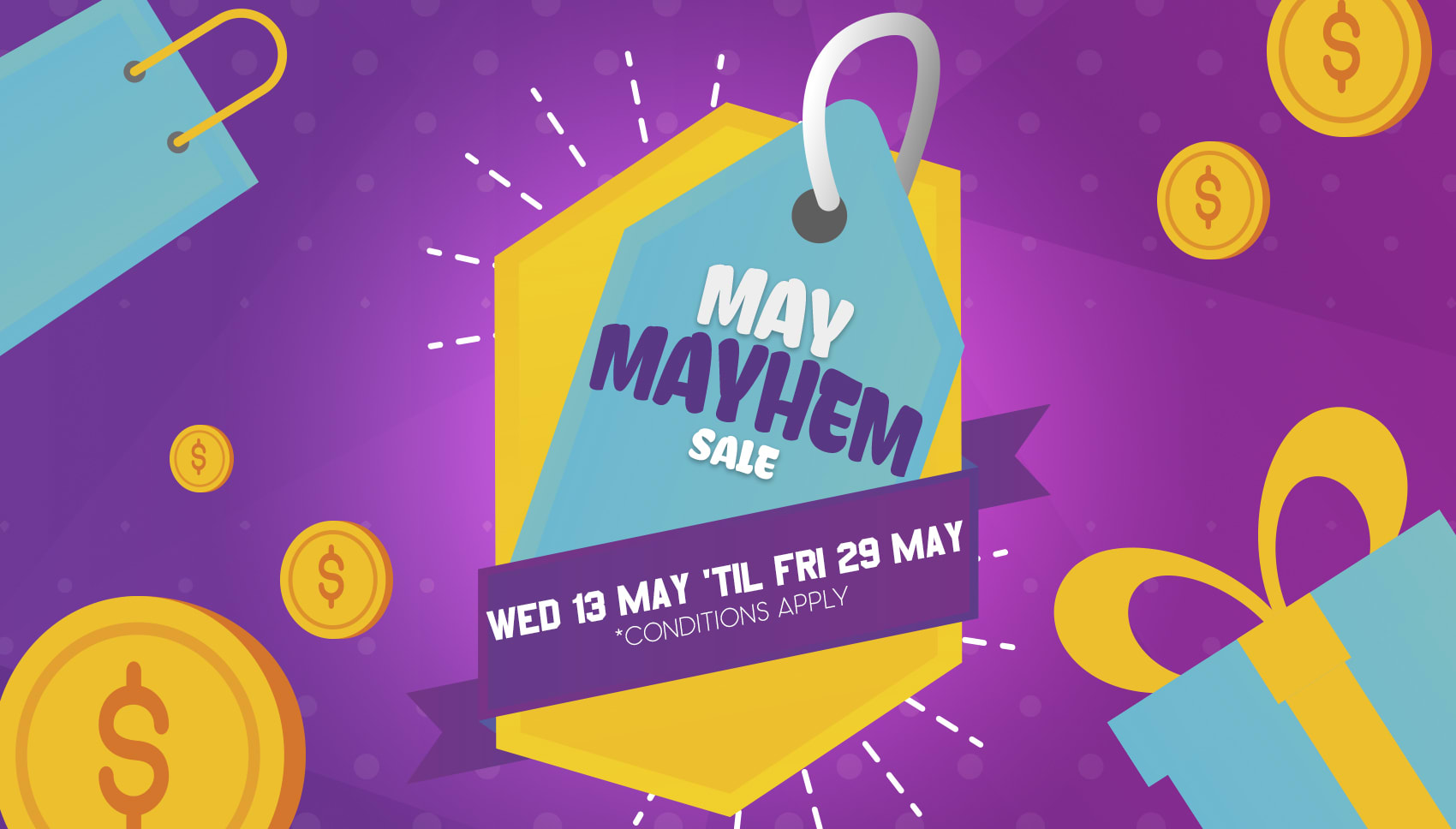 HUGE May Mayhem sale on now!