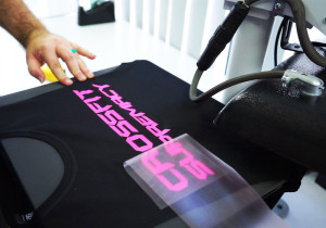 Customise t-shirts using thermal textile vinyl