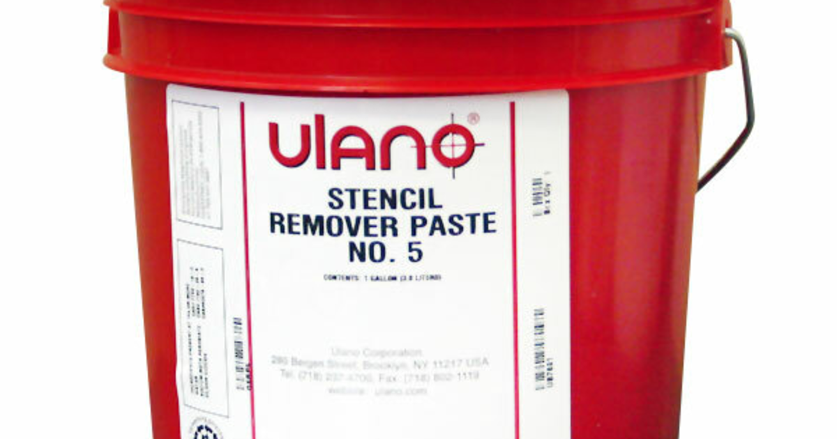 No. 5 Stencil Remover Paste / Screen Reclaiming / Screen Printing