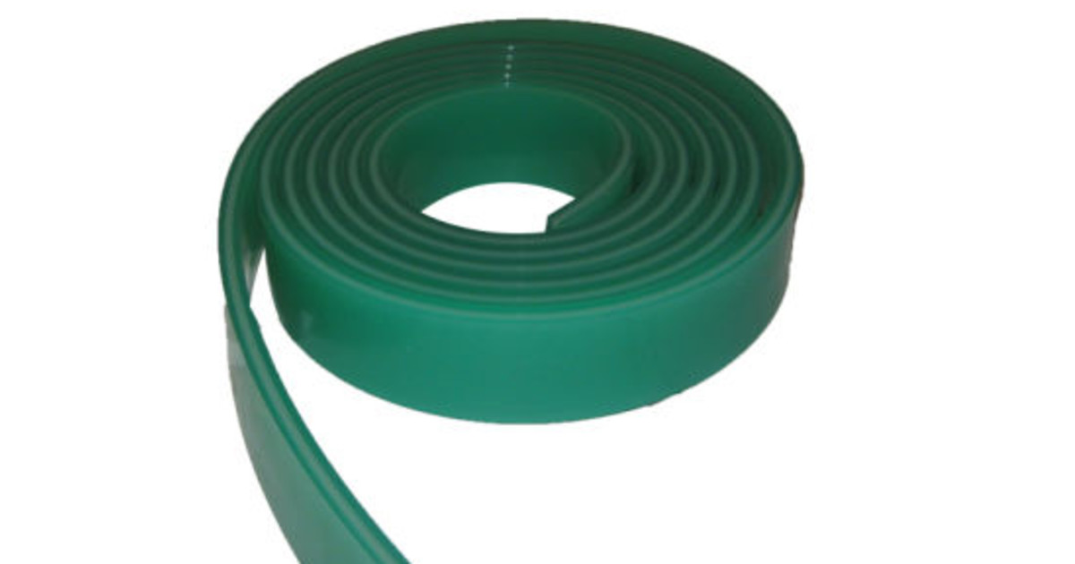 Squeegee rubber 50 x 9mm Rectangular 7075A Shore