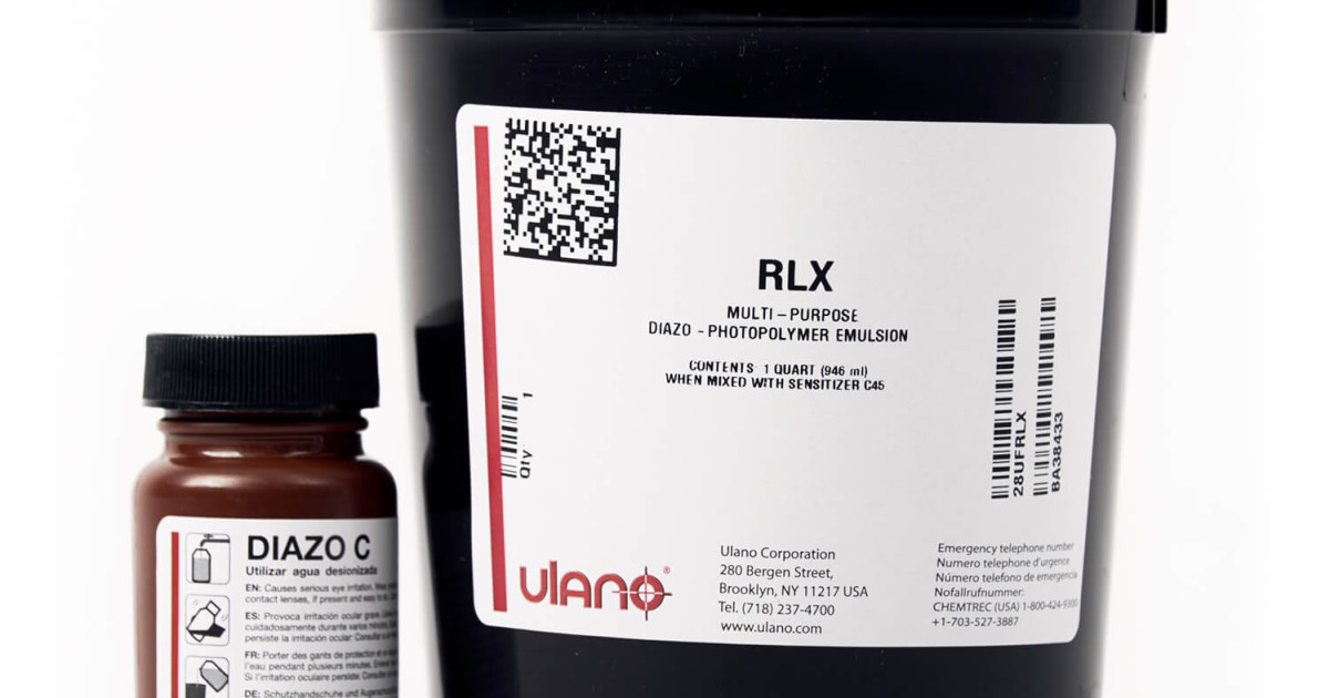 Ulano RLX Screen Printing Emulsion