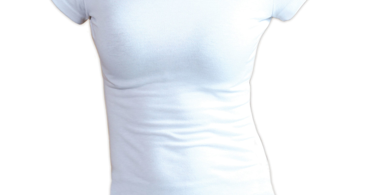 Vapor Apparel Ladies Slim Fit White TShirt for Dye Sub