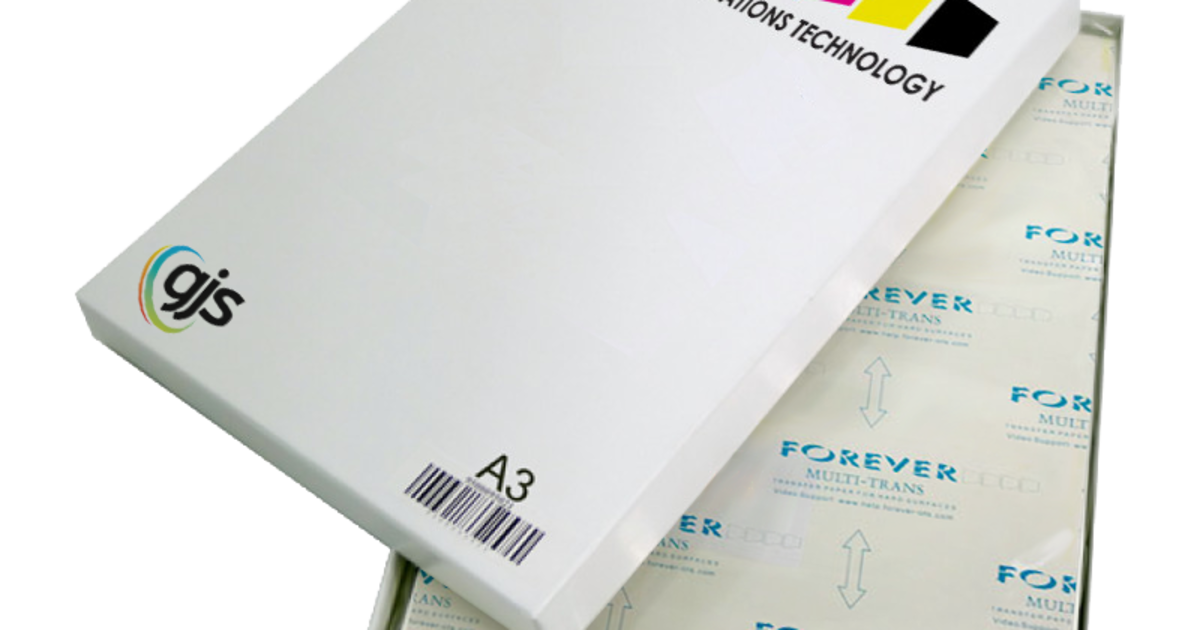 Papier transfert Forever Multi-Trans Gold A3 - 1 feuille Feuille A3 \ D'or, MATÉRIAUX \ WHITE TONER