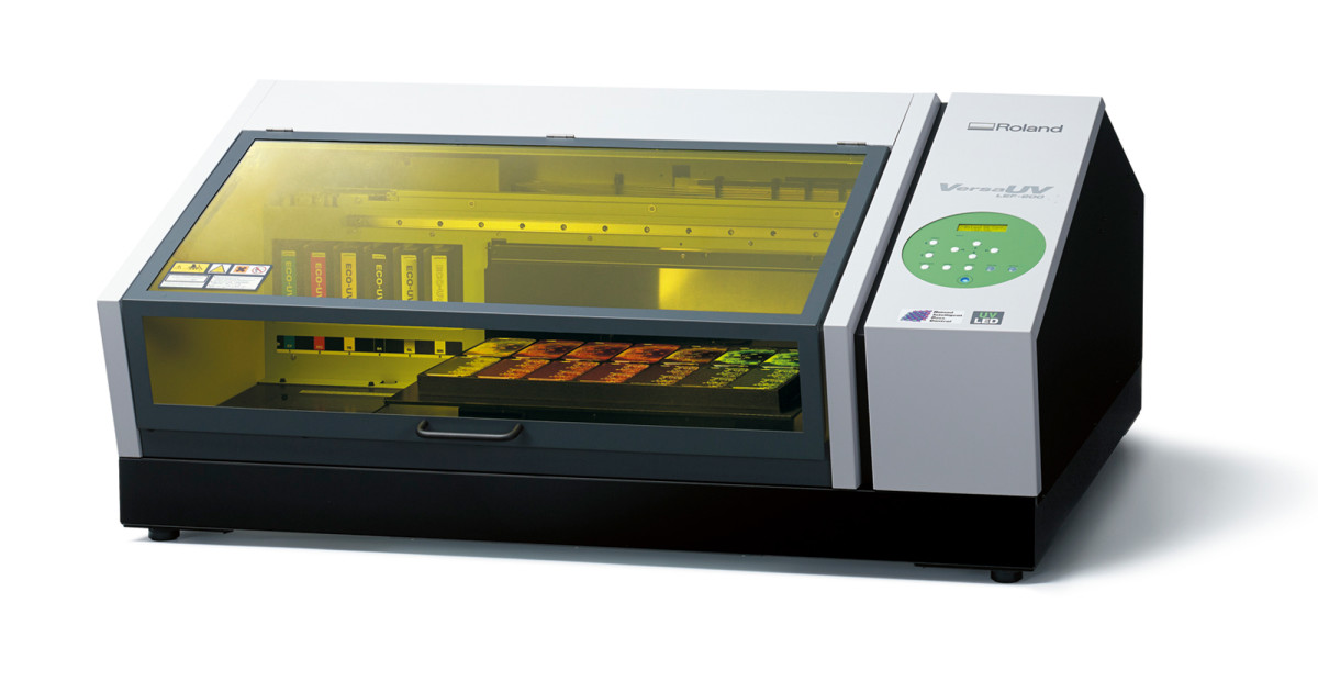 Roland VersaUV LEF-200 Benchtop UV Flatbed Printer