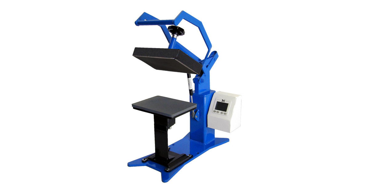 Geo Knight DK8 Label Heat Transfer Press