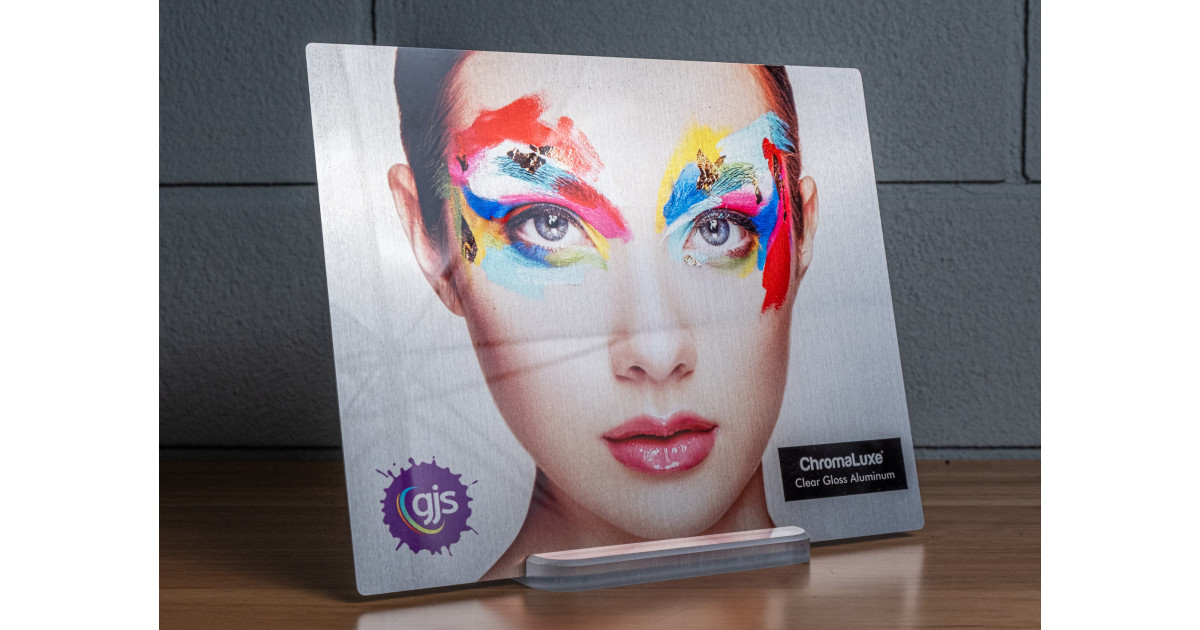 ChromaLuxe 8 x 10 Clear Gloss Sublimation Aluminum Photo Panel