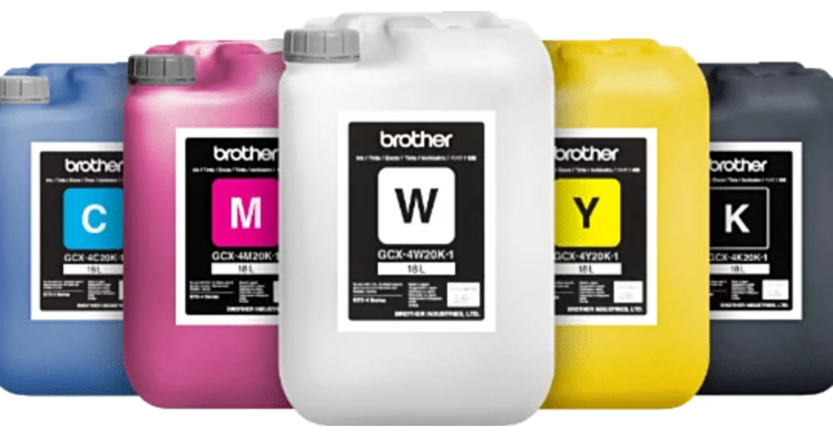 Brother GTX Ink Bulk 1.8L and 18L Container