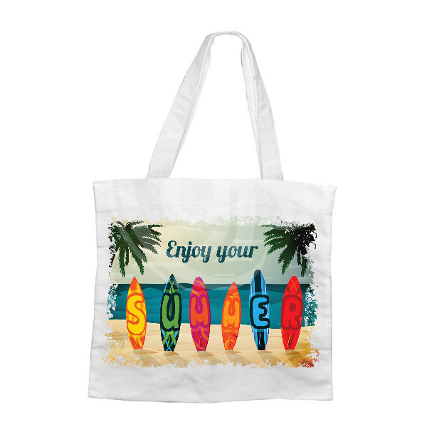 Polyester Canvas Sublimation Tote Bags