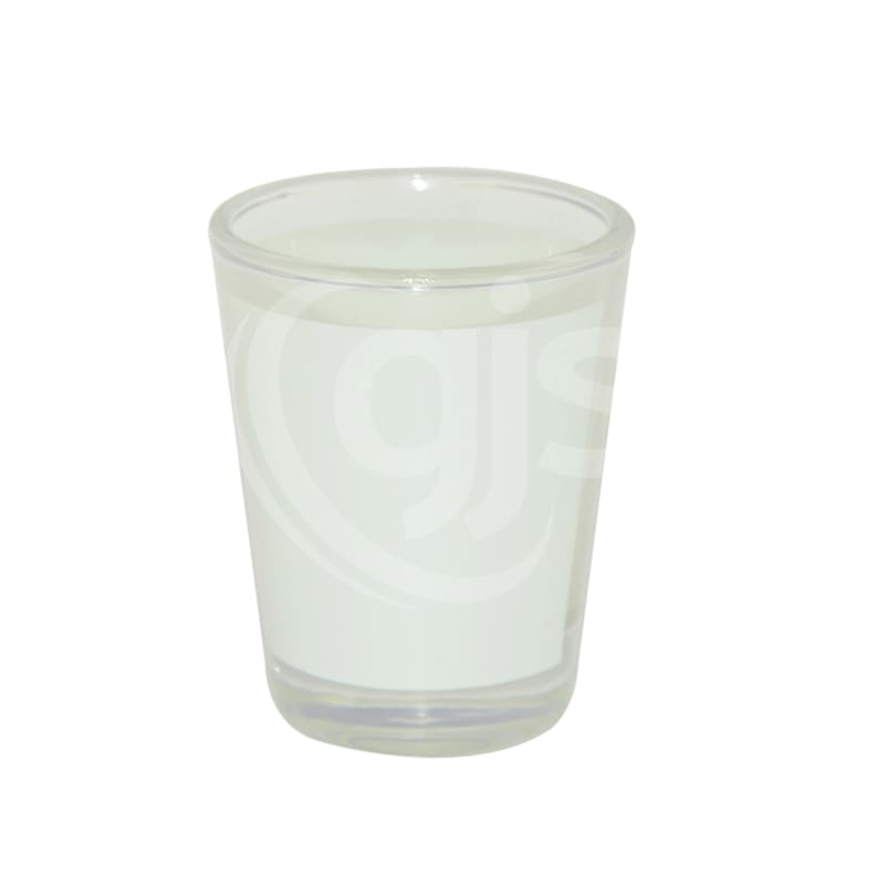 Printable blank shot glasses for dye sublimation