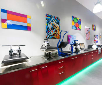 The range of equipment that is utilised during the printing courses