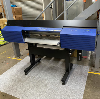 A Roland DG TrueVIS SG2-300 Solvent Printer/Cutter