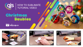 How to sublimate Christmas baubles and decorations