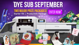 Win one of two dye sublimation printers!