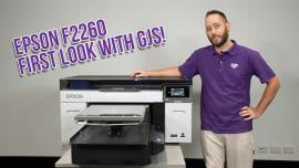 First look at the brand-new Epson F2260 DTG printer!