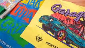 Customise t-shirts using dye sublimation technology