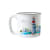 Enamel Style Ceramic Mug - White