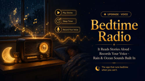 OTO 4 Bedtime Radio banner
