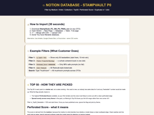 Notion Database Template