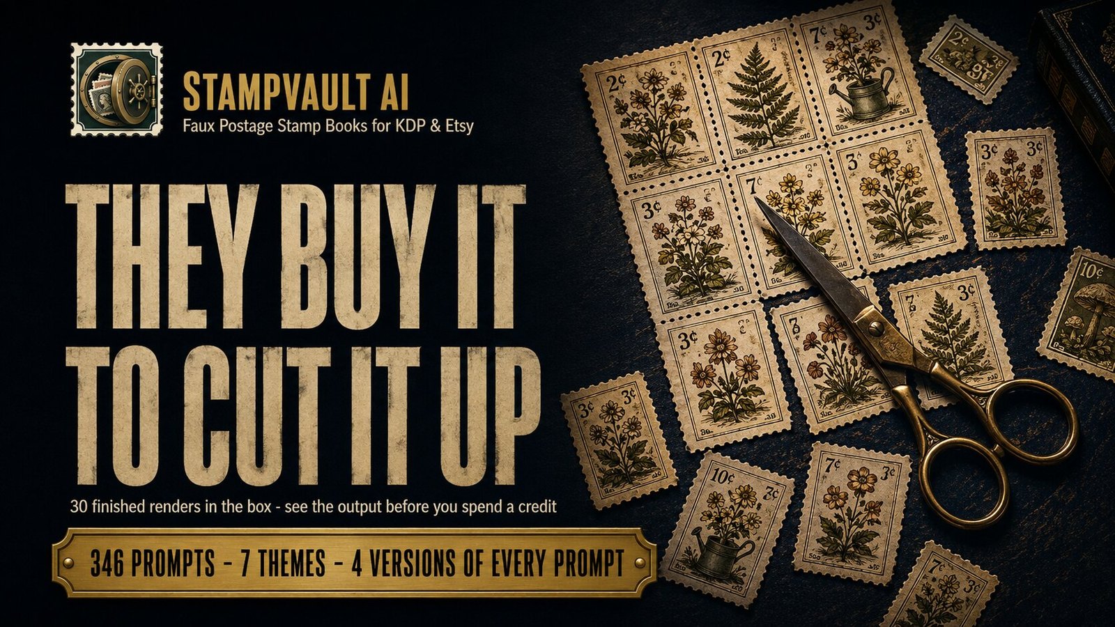 StampVault AI - they buy it to cut it up