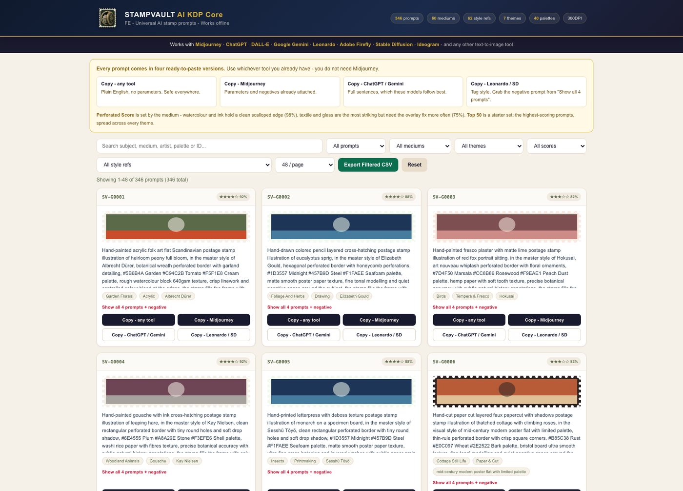 The StampVault HTML kit