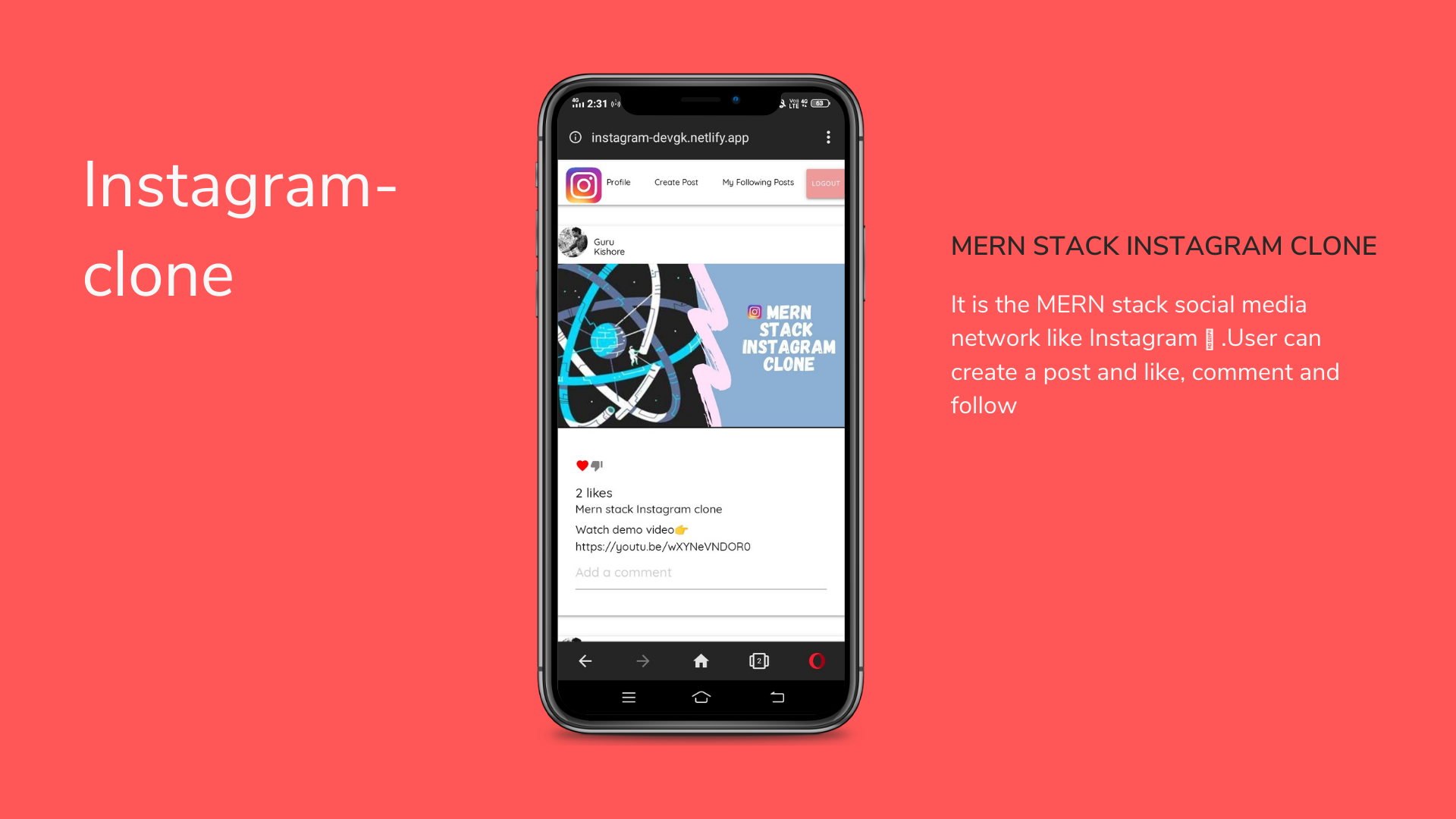 Instagram Clone