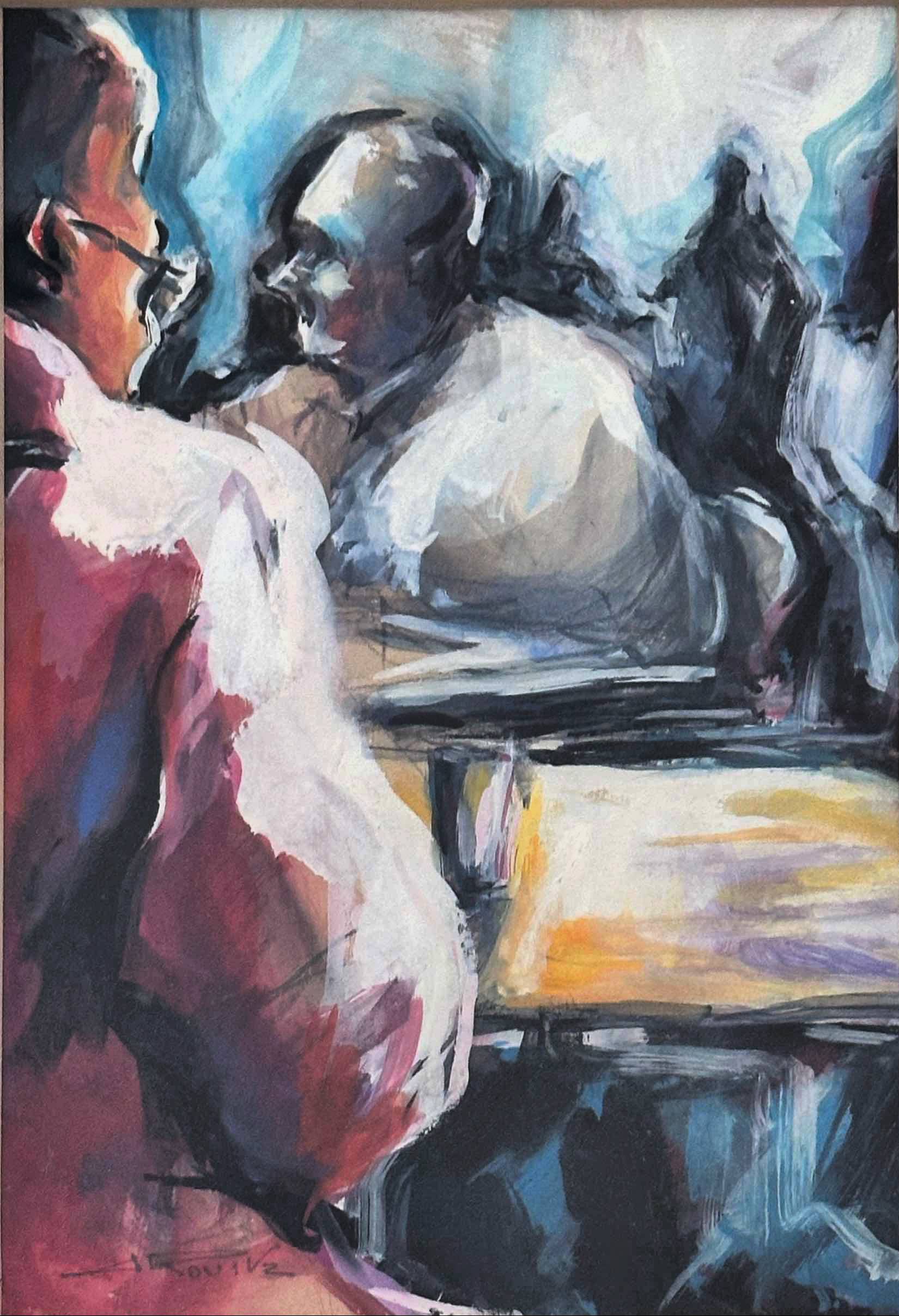 Conversación en el bar