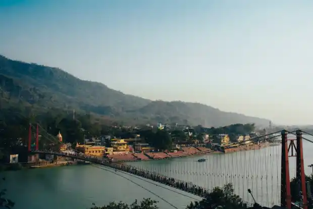 Ram Jhula in Rishikesh, Uttarakhand