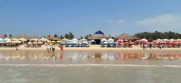 Calangute Beach in Goa, Goa