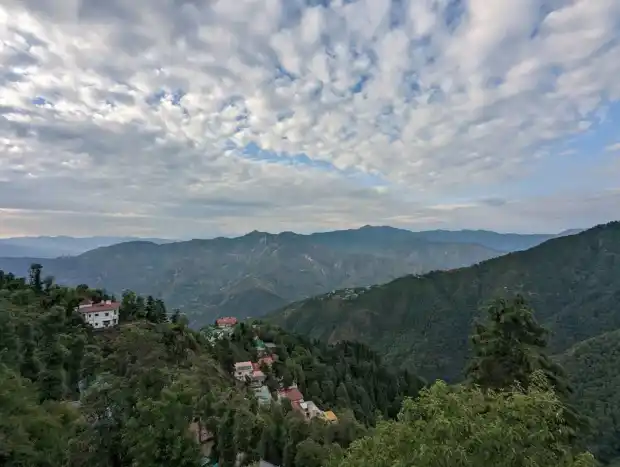 Gun Hill in Mussoorie, Uttarakhand