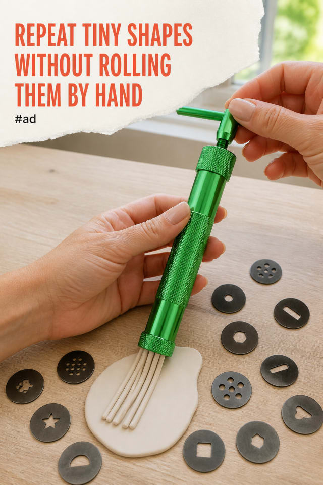 Clay Extruder Tool Set for Consistent Shapes and Fine Details pin