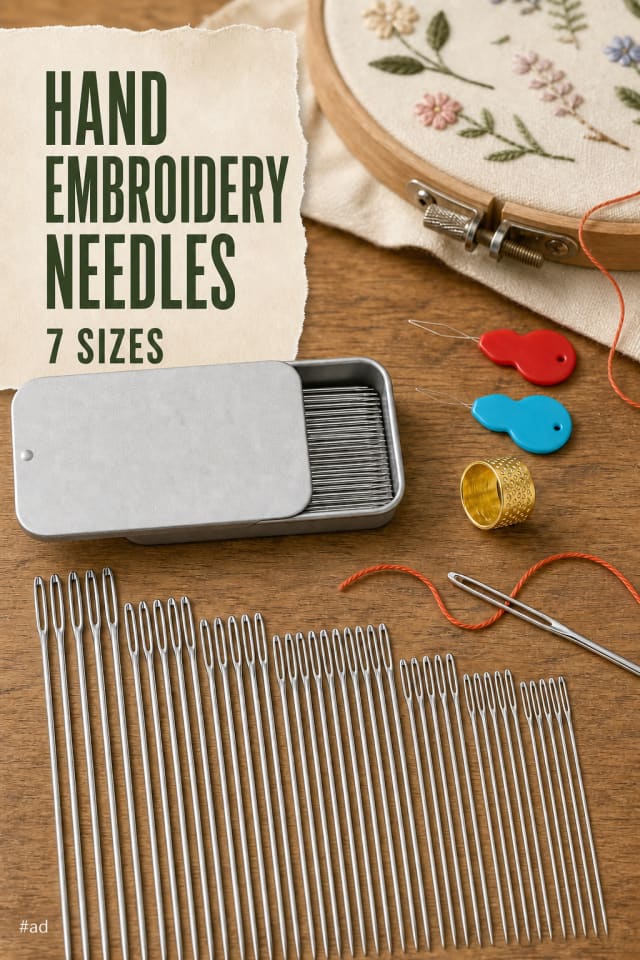 Sewing Needles for Hand Embroidery Art pin
