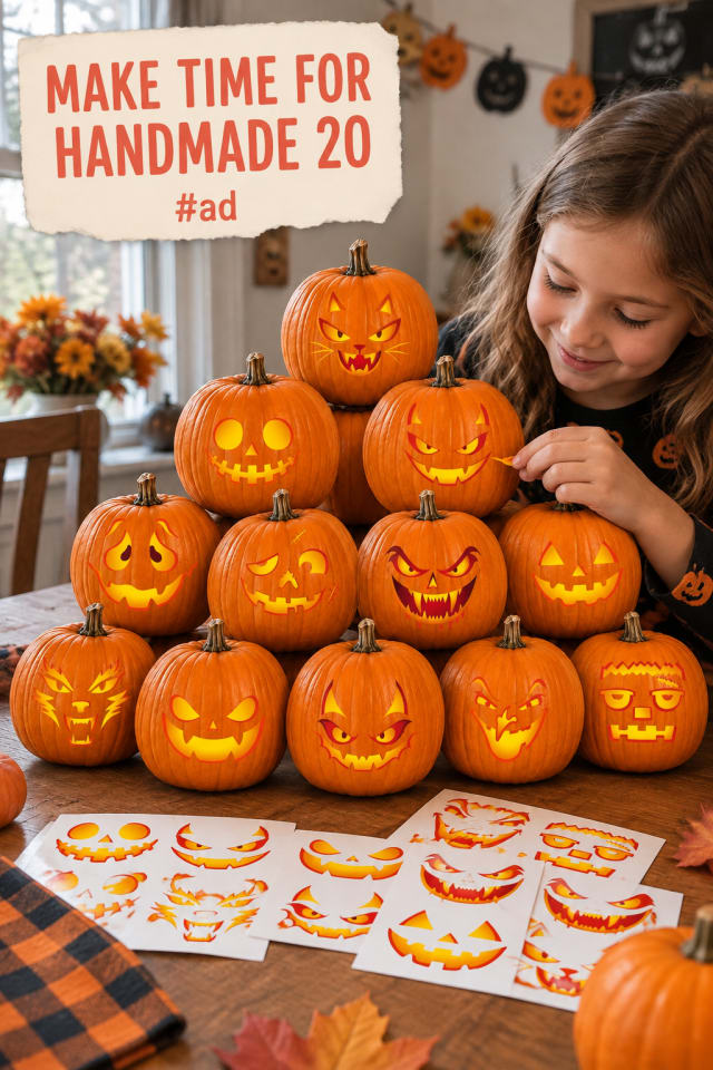 Halloween Stickers for Kids for Group Craft Tables pin