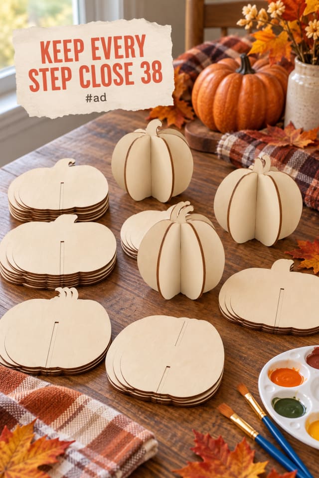 Fall Wood Crafts to Paint for Family Crafting pin