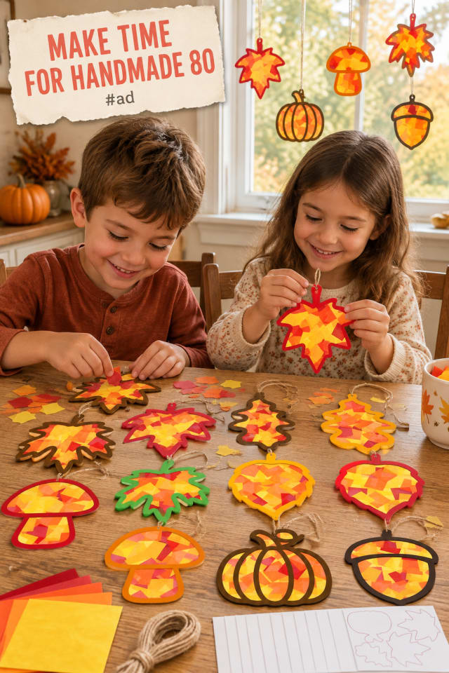 Kids Suncatcher Craft Kit for Group Crafting pin