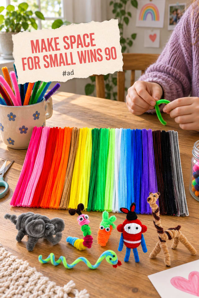 Pipe Cleaners for Crafts in Bulk for Creative STEM Crafts pin