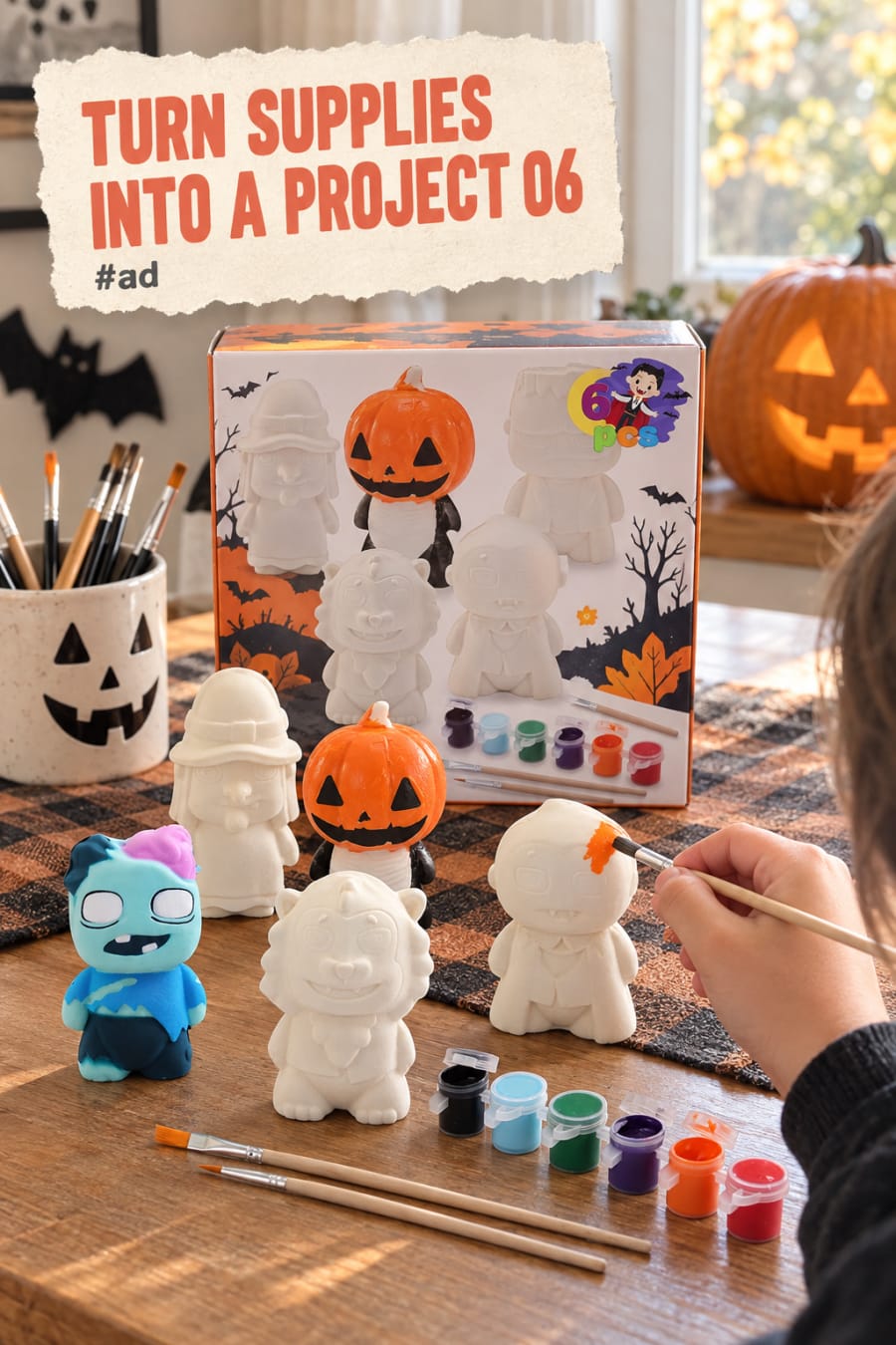 Halloween Squishy Painting Kit for Kids for Party Activities pin