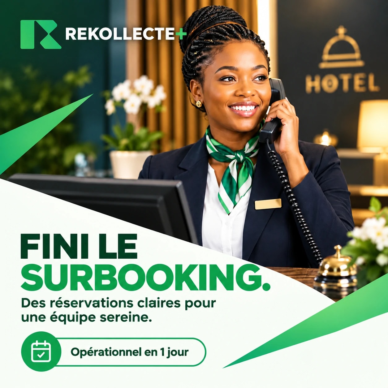 REKOLLECTE+ : fini le surbooking, des réservations claires pour l'équipe
