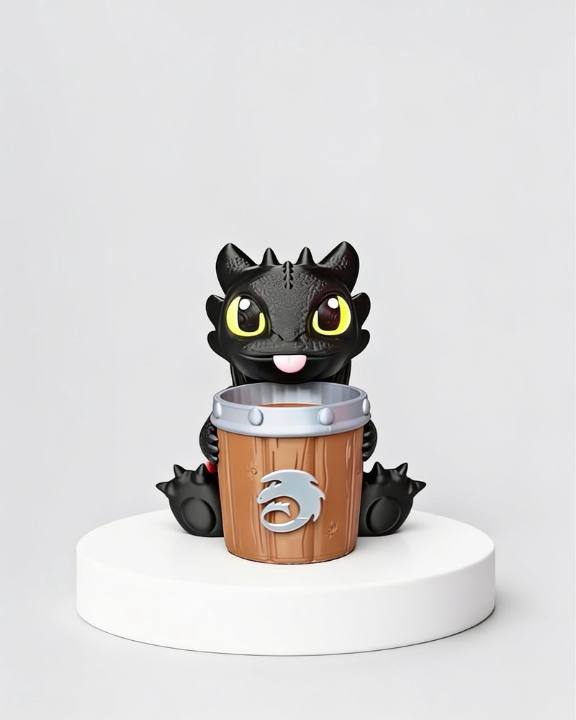 Palomitero Desdentao (Toothless) – Cómo Entrenar a tu Dragón 3D