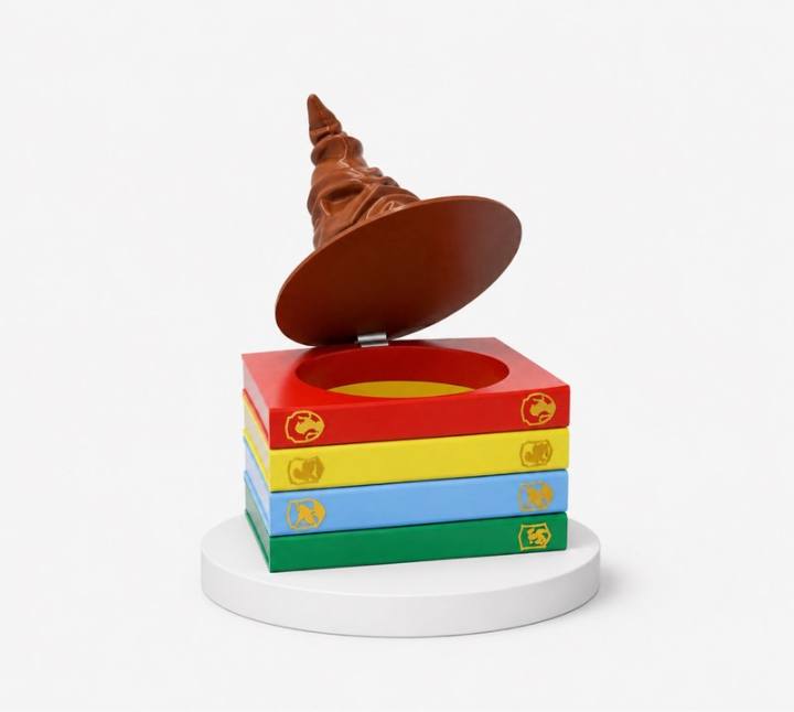 Palomitero Sombrero Seleccionador sobre Libros – Harry Potter 3D